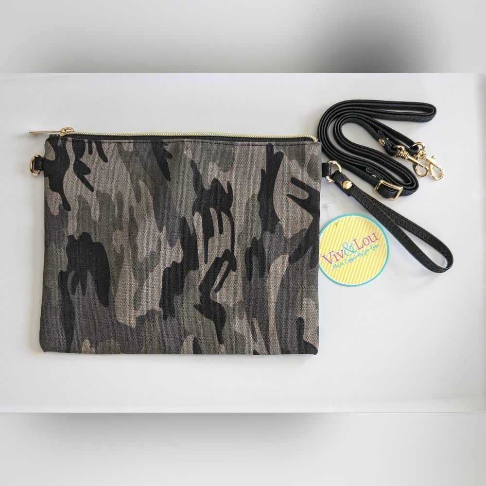 Black Camo Hayley Purse